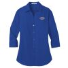 Ladies 3/4 Sleeve Carefree Poplin Shirt Thumbnail